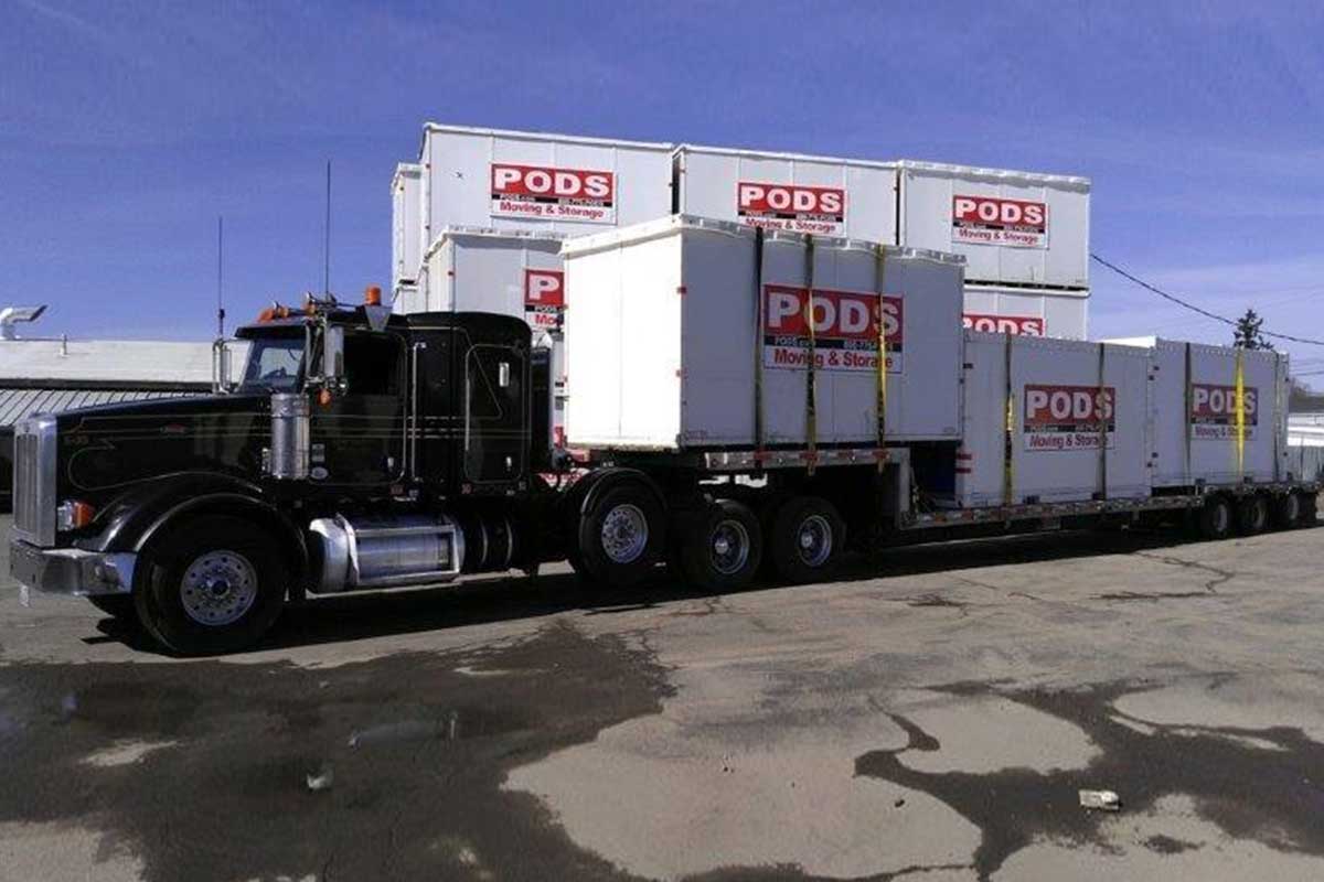 Project cargo pods shipment