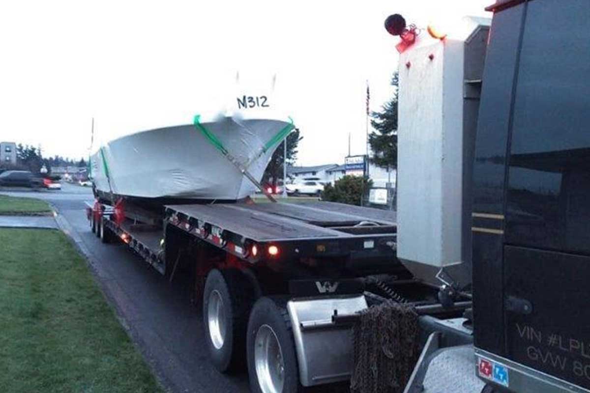 Project cargo boat shipment