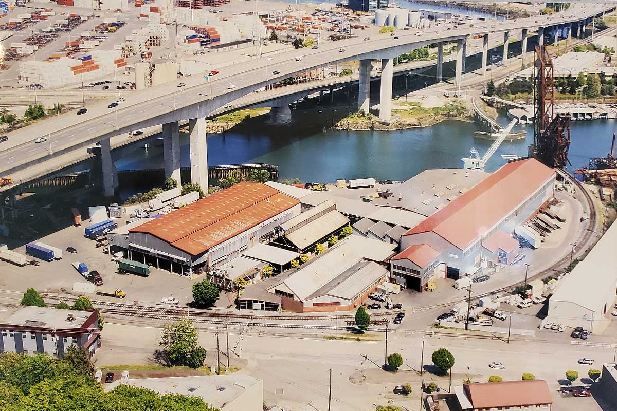 Seattle facility view from above